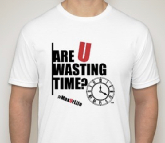 Official ARE U WASTING TIME? White T-Shirt