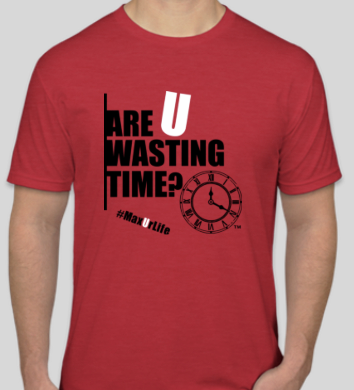 Official ARE U WASTING TIME? Red T-Shirt