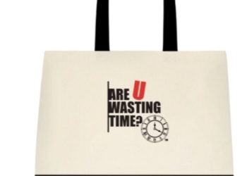 Official ARE U WASTING TIME? Beach Bag